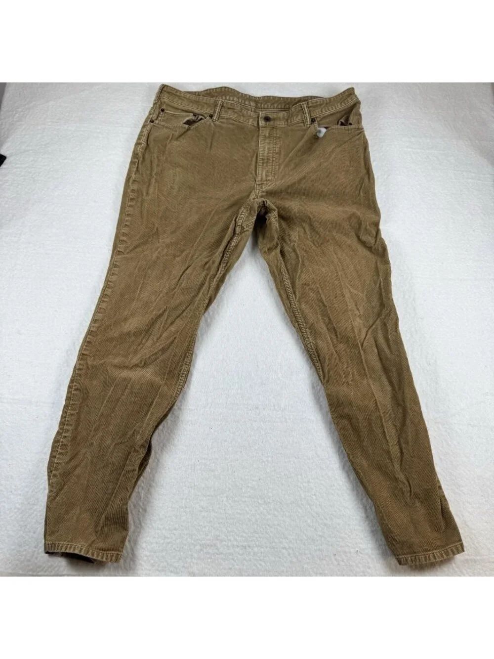 Duluth Trading Co Pants Mens Size 40x32 Brown Corduroy Standard Fit Workwear